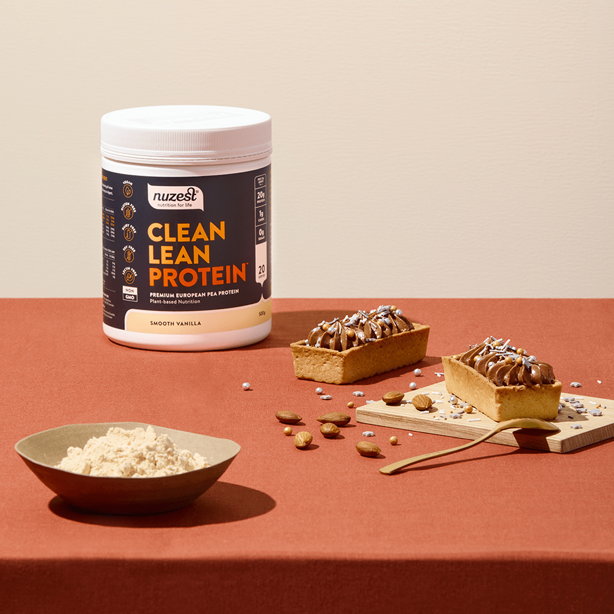 No Bake Dark Chocolate Tart - Nuzest UK