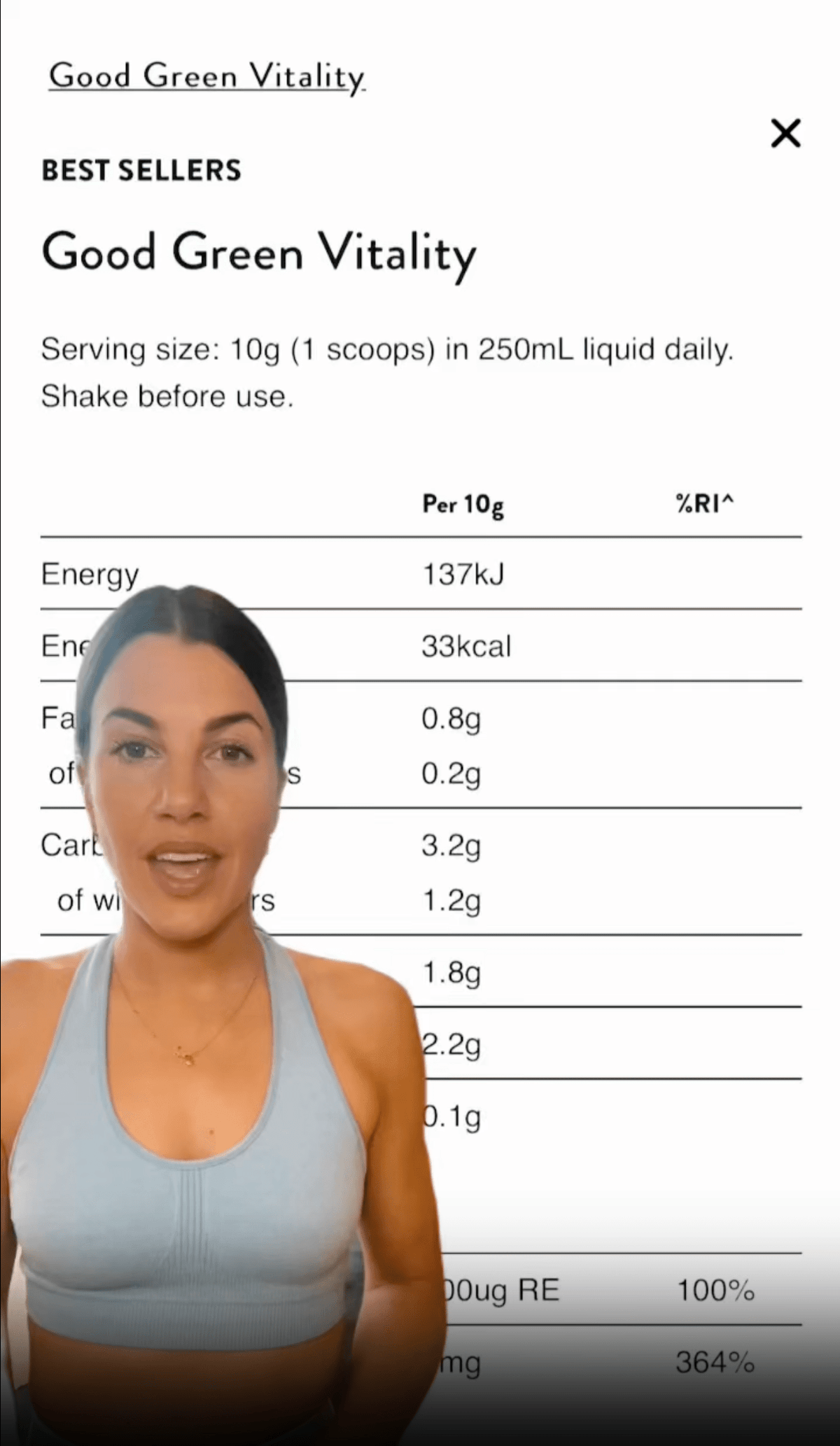 Erin GGV Ingredients Video Testimonial - Nuzest UK