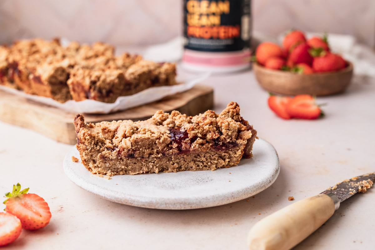 Peanut Butter Jelly Bars - Nuzest UK