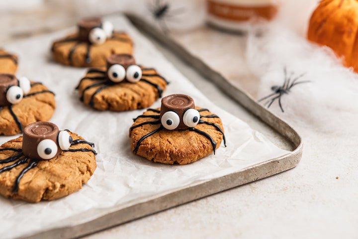 Halloween Spider Cookies - Nuzest UK