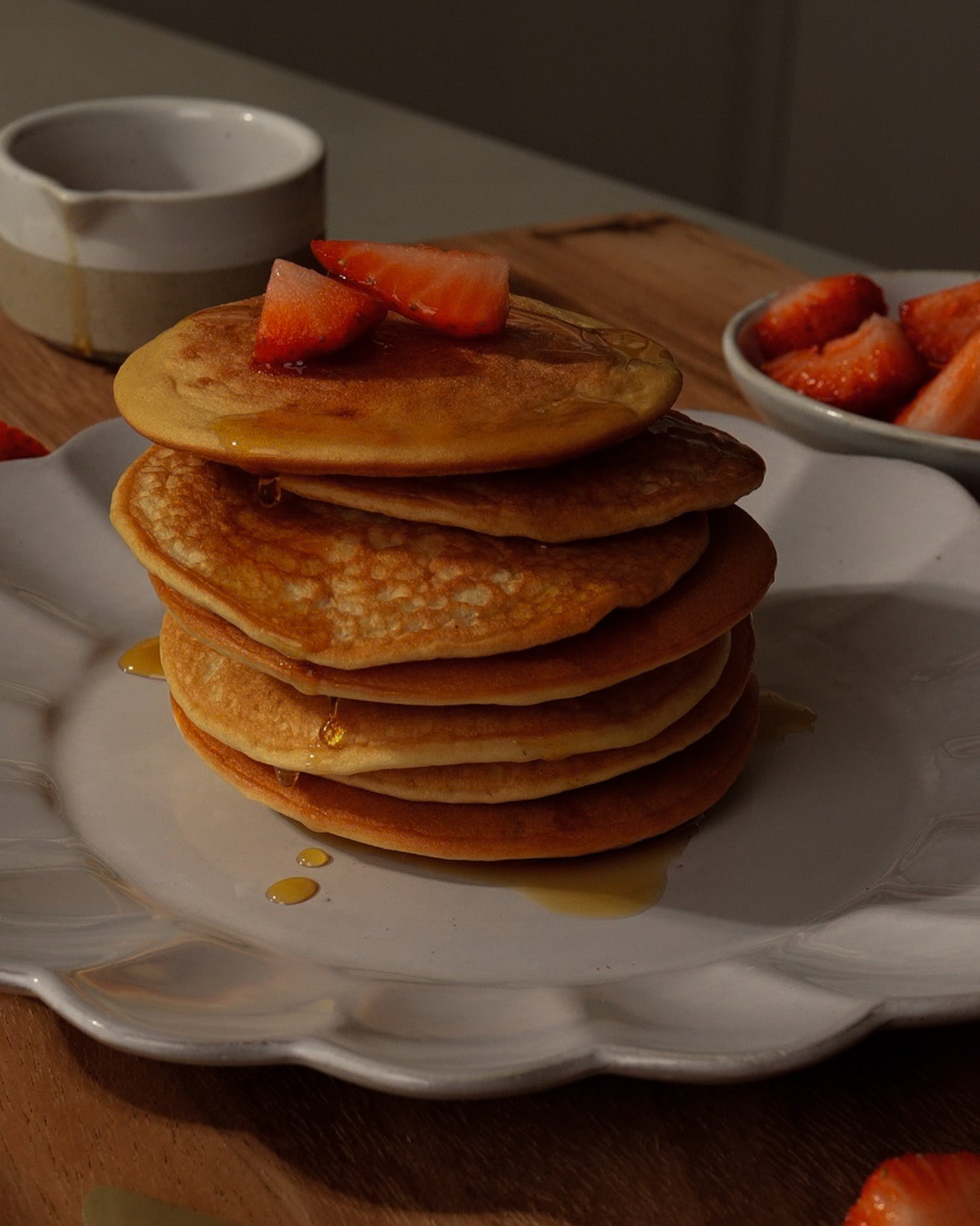 Fluffy Vanilla Protein Pancakes - Nuzest UK