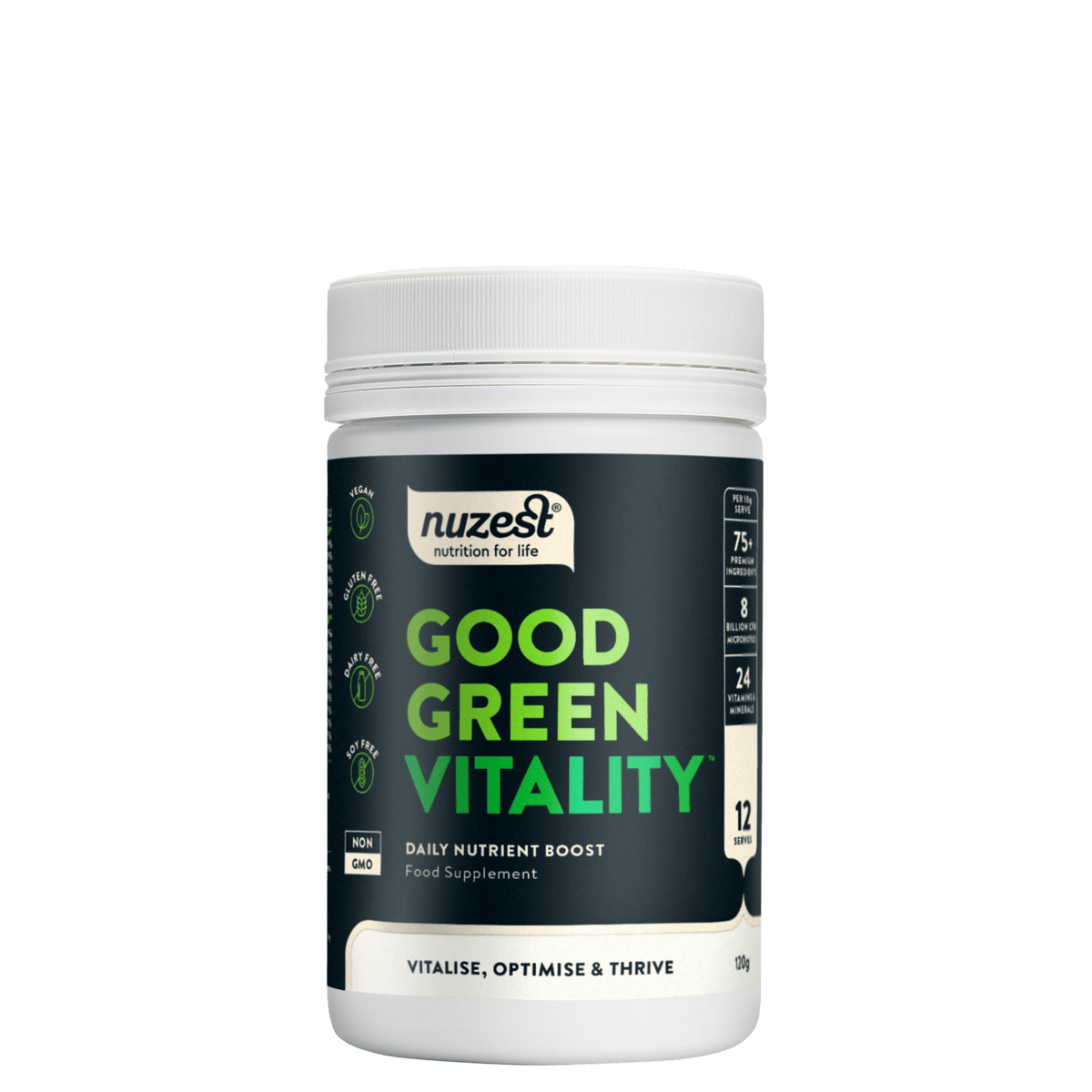 Nuzest - Good Green Vitality - 120g (12 Servings) 10
