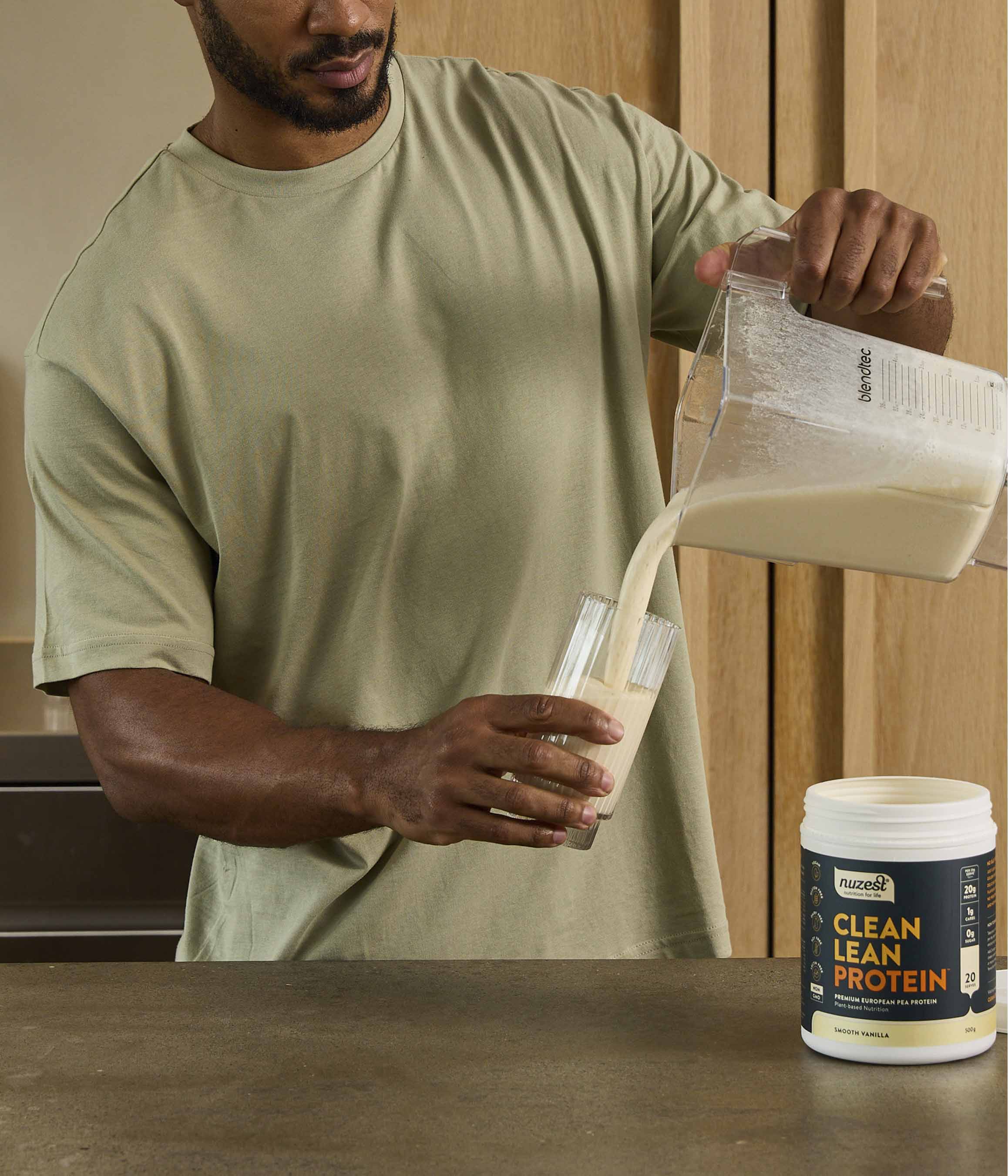 Nuzest - Clean Lean Protein - LGC athlete screened - Smooth Vanilla 500g (20 Servings) 2