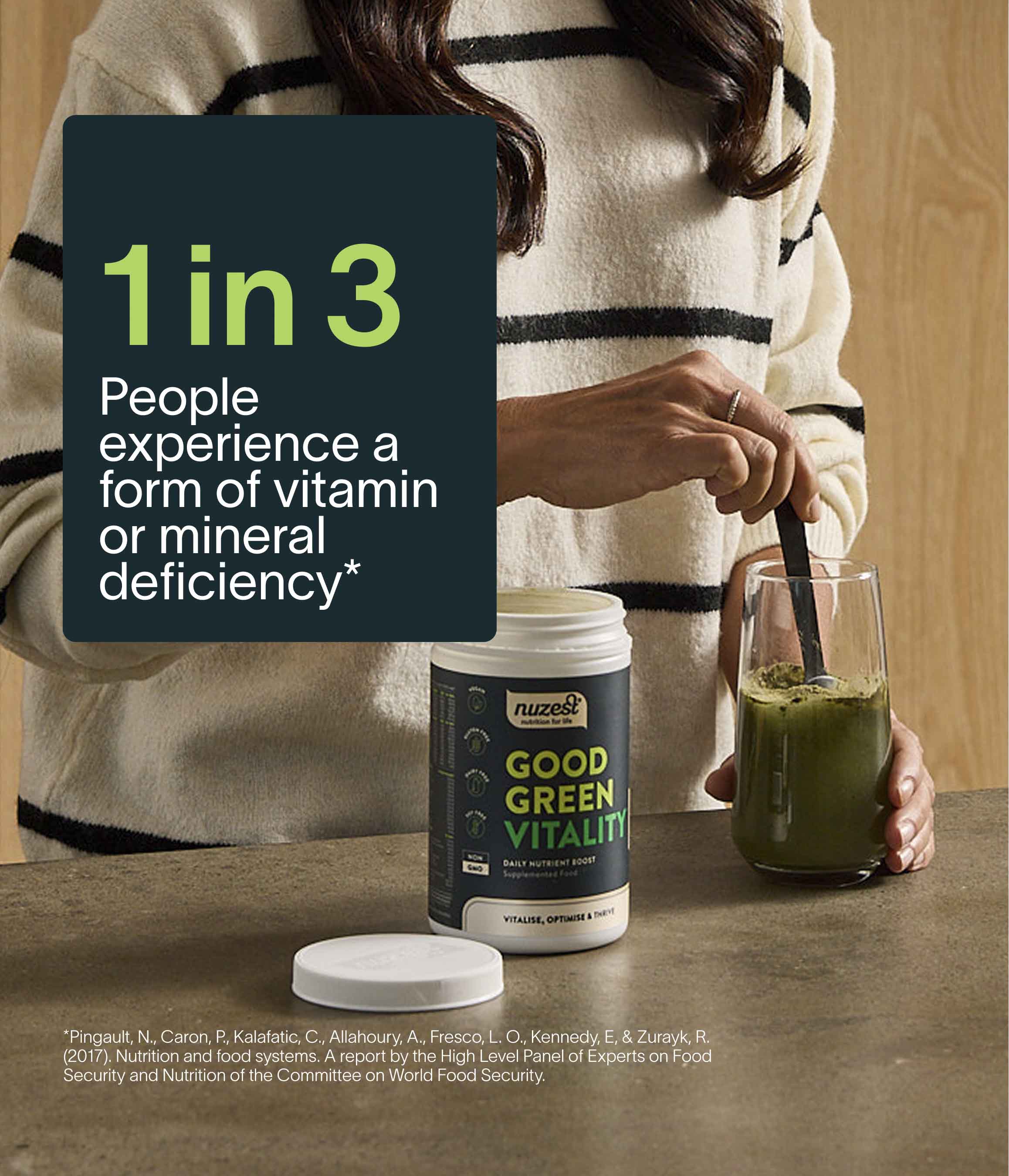 Nuzest - Good Green Vitality 750g Subscription - 750g (75 Servings) 5