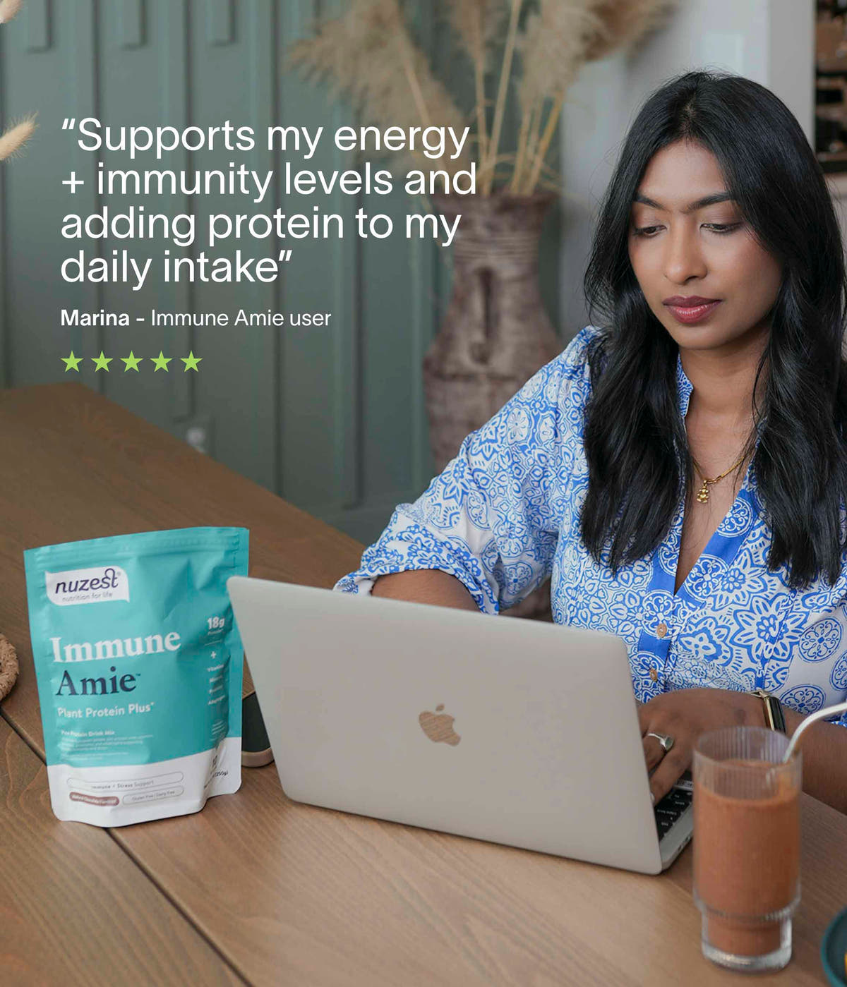 Nuzest - Immune Amie - Chocolate 250g 5